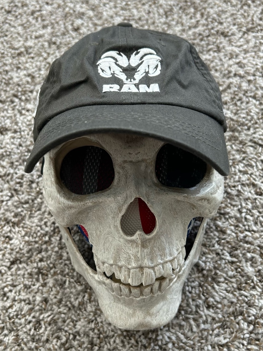 RAM Motors Black Dad Hat Adjustable Cap